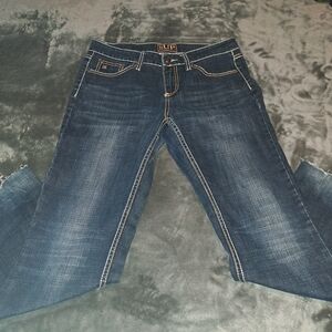 Cowgirl Up Blue Jeans